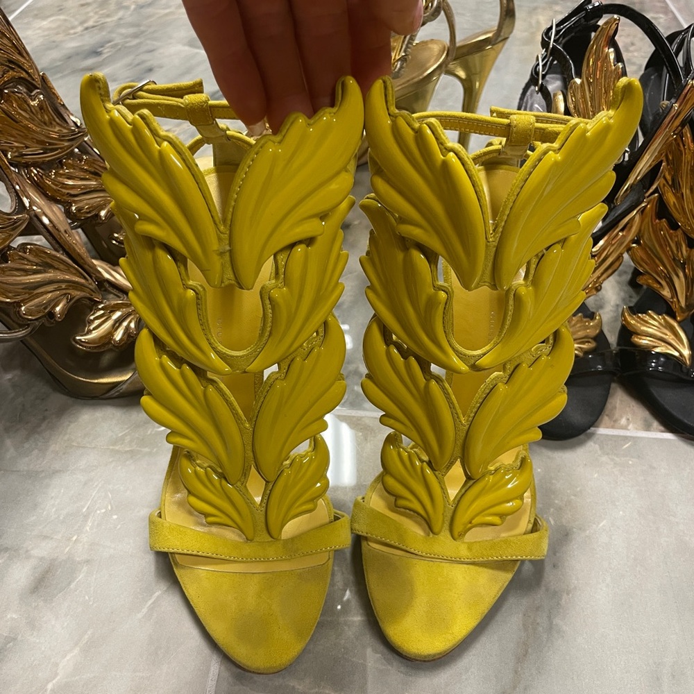 Giuseppe Zanotti open toe gladiator cruel summer heels